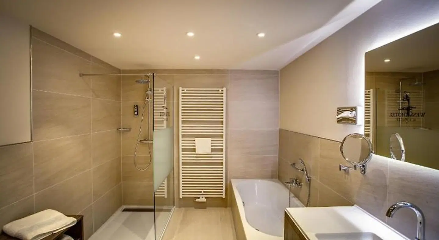 Weserhotel Schwager Badezimmer