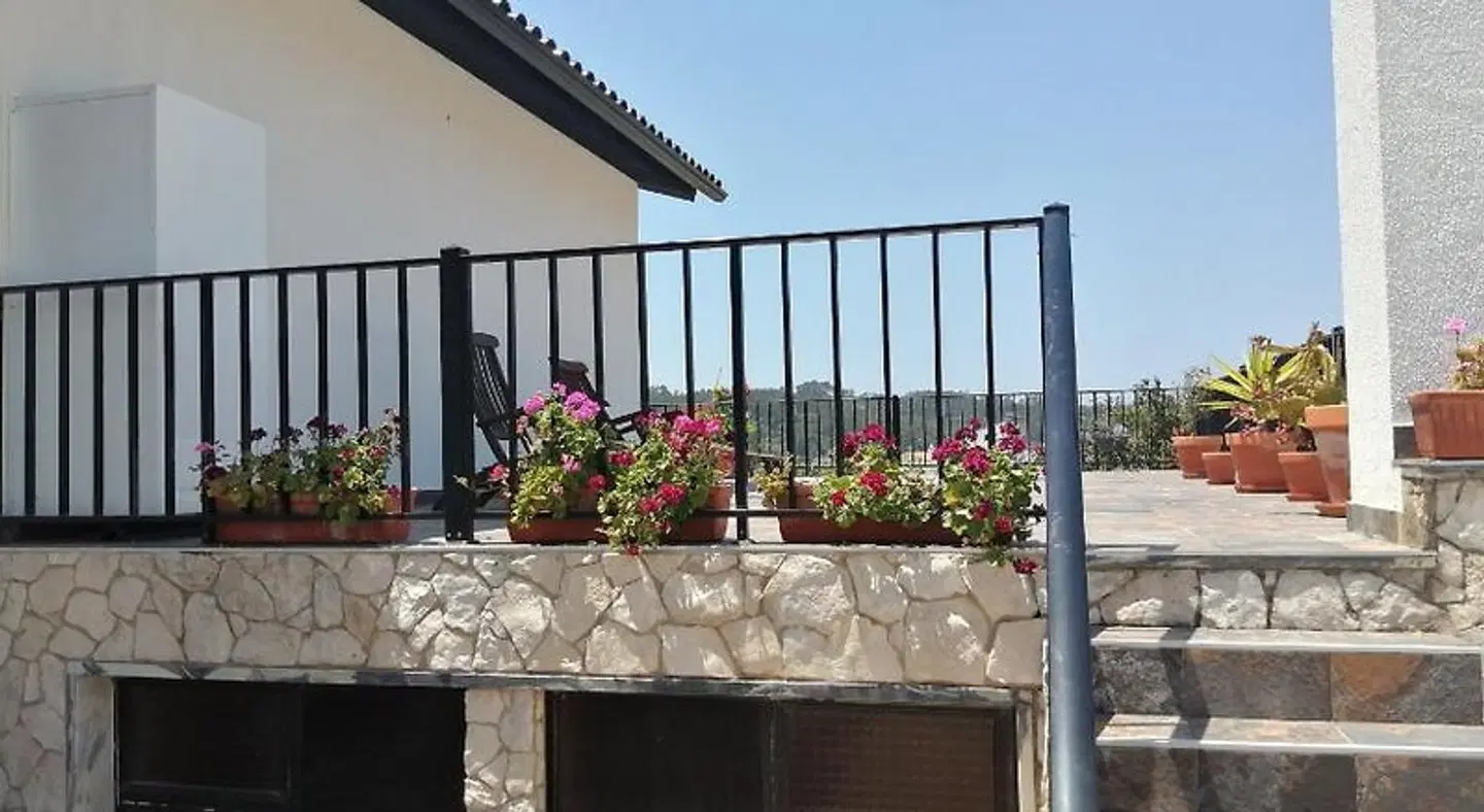 B&B Silvercoast Casa das Flores Terrasse