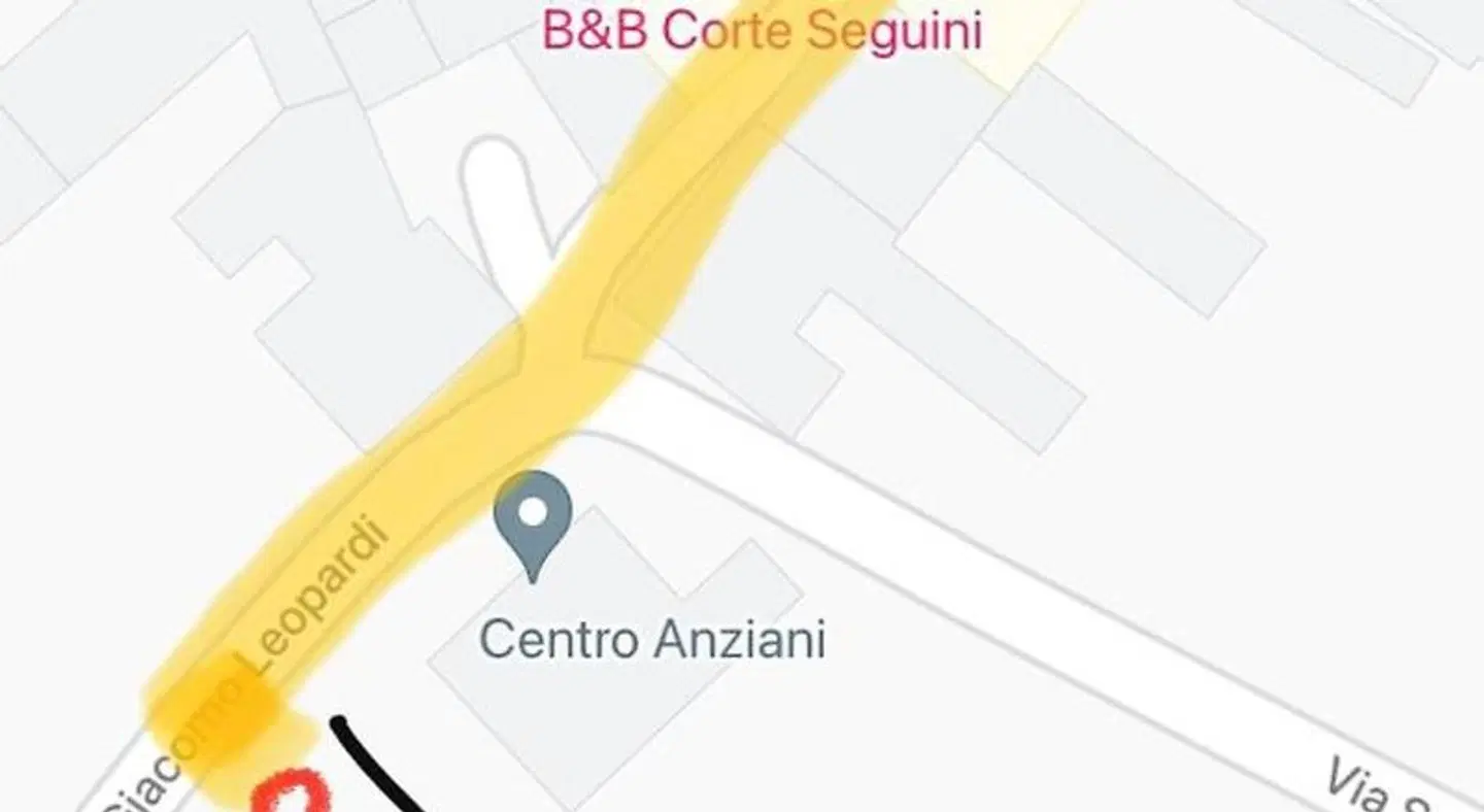B&B Corte Seguini Landkarte