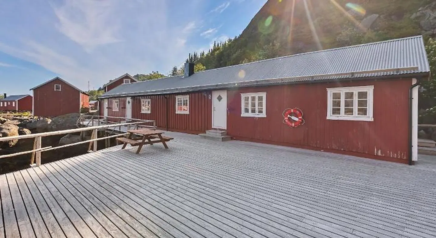 Lofoten Cottages Terrasse