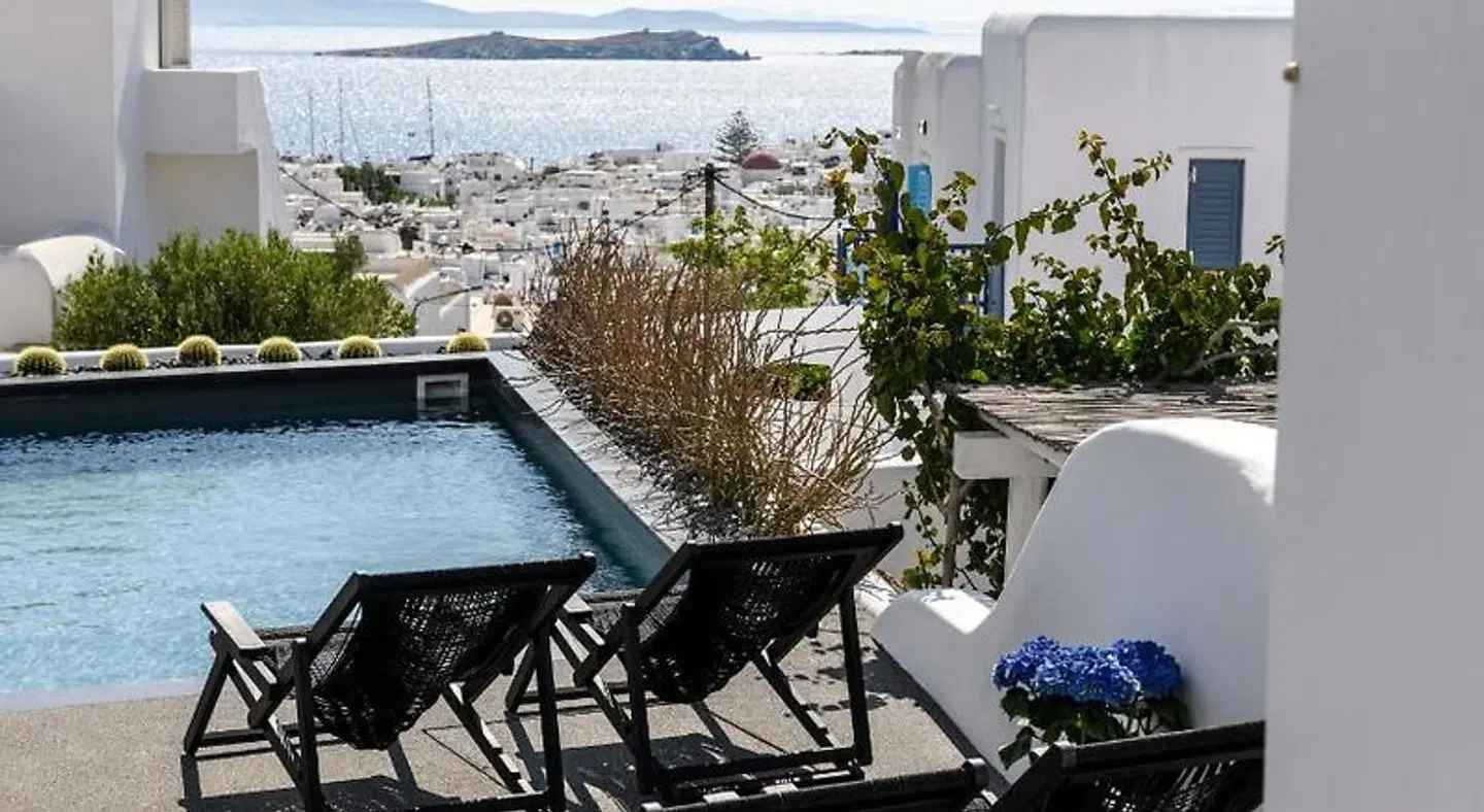 Myconian Inn Terrasse