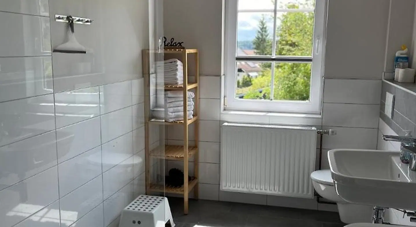 Kleines Berghaus Badezimmer