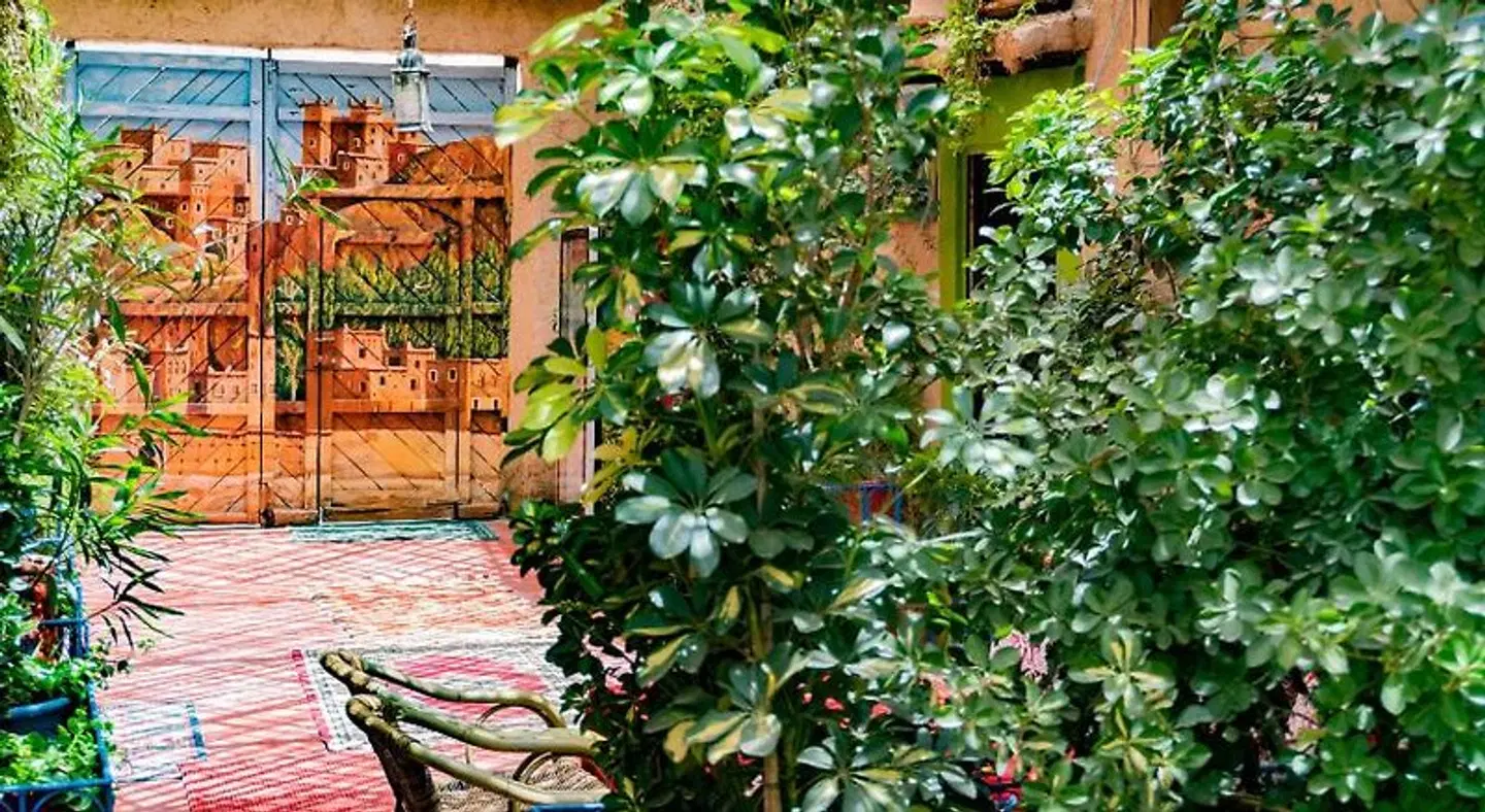 Kasbah La Datte D'or Garten