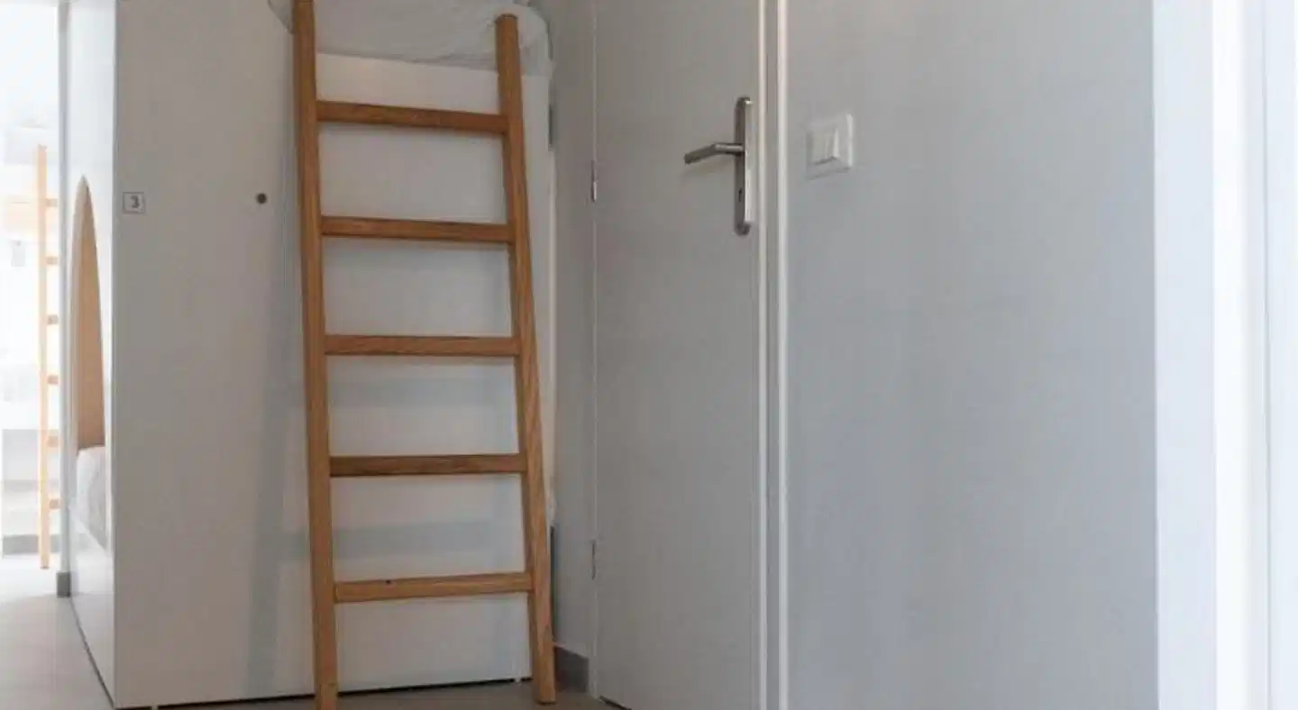 Central Hostel Oia Badezimmer