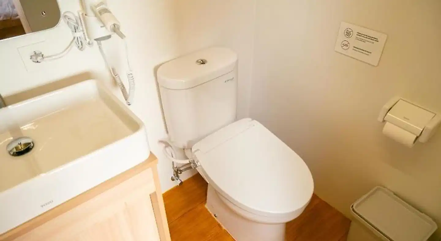 Bobocabin Ubud Badezimmer