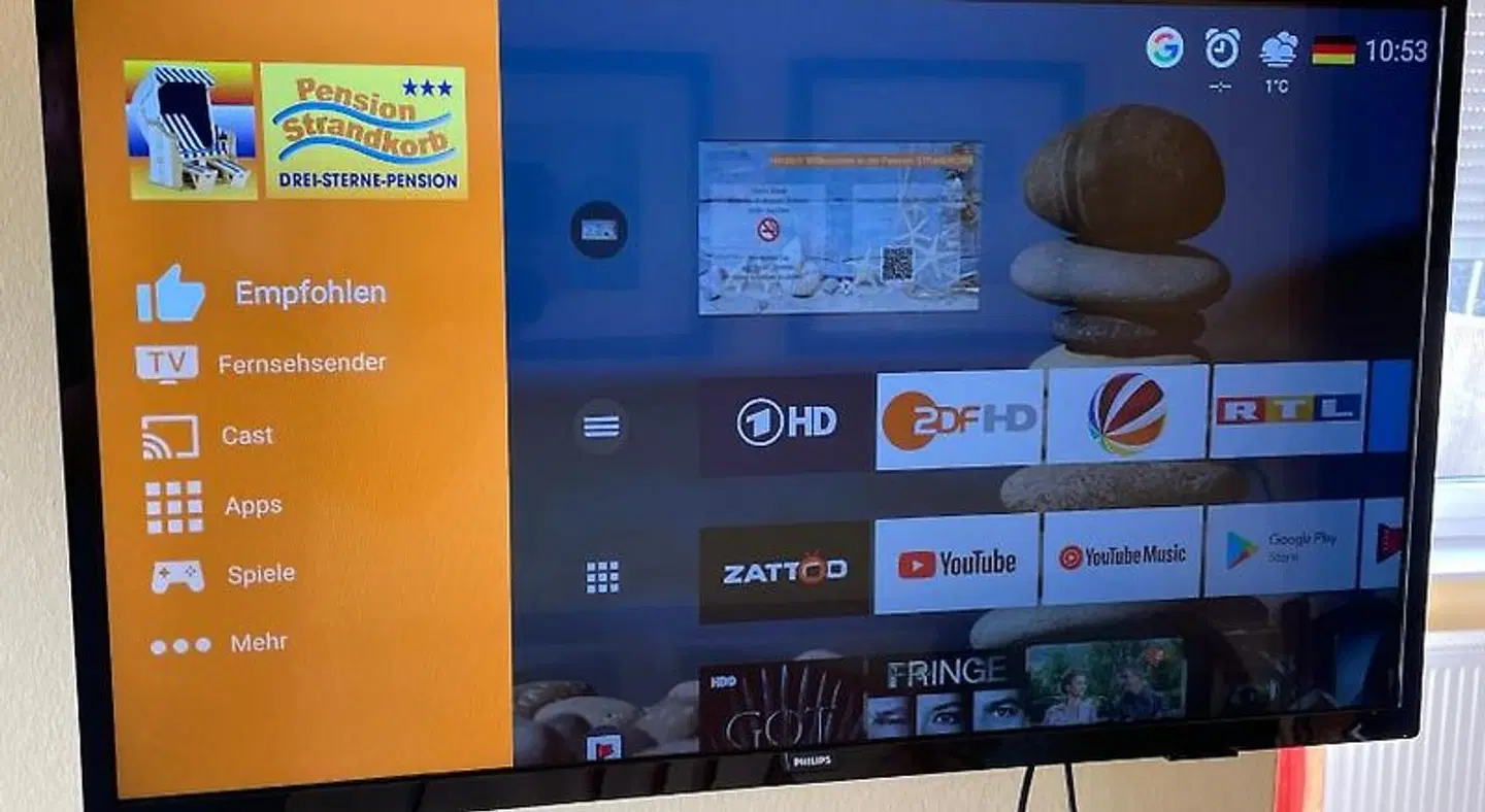 Strandkorb Landkarte