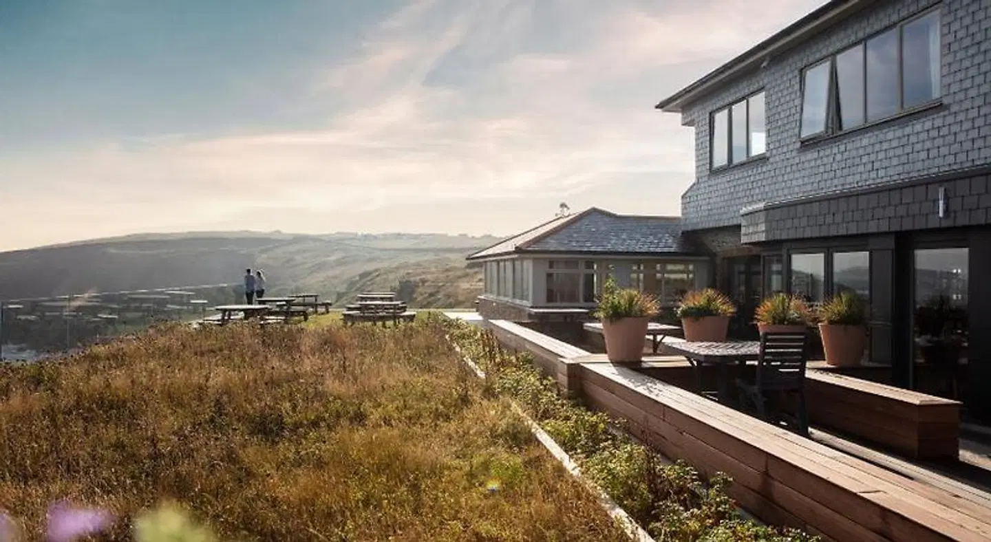 The Lewinnick Lodge Terrasse