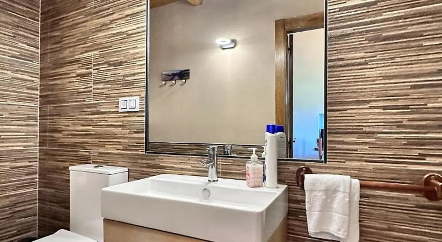 Apartamentos Rurales Sobremazas Badezimmer