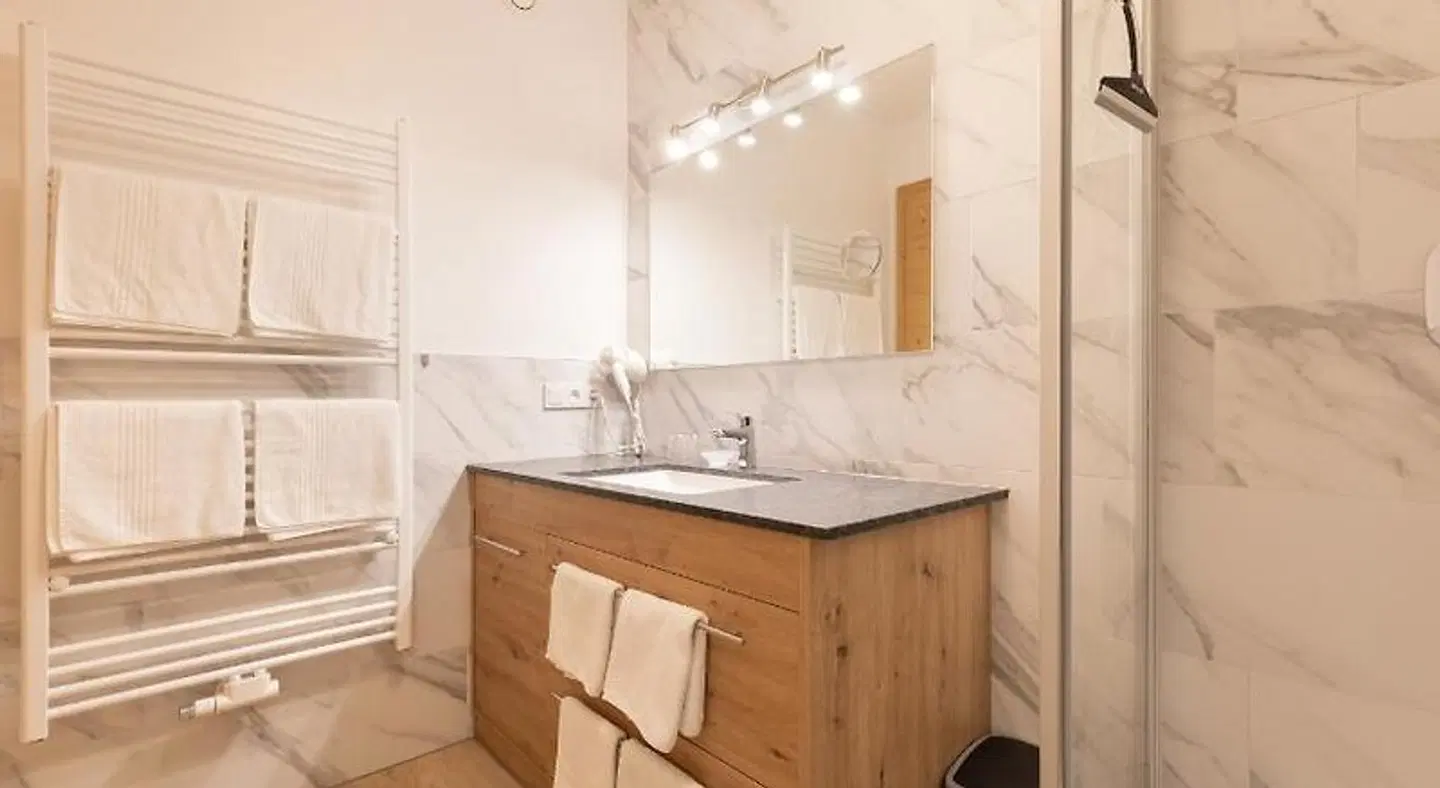 Alpenhof Chalets Badezimmer