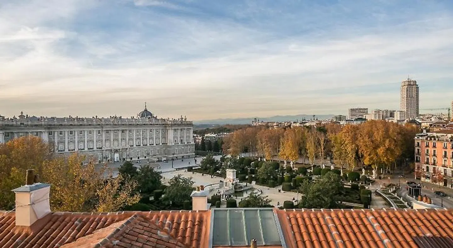 Hostal Central Palace Madrid Terrasse