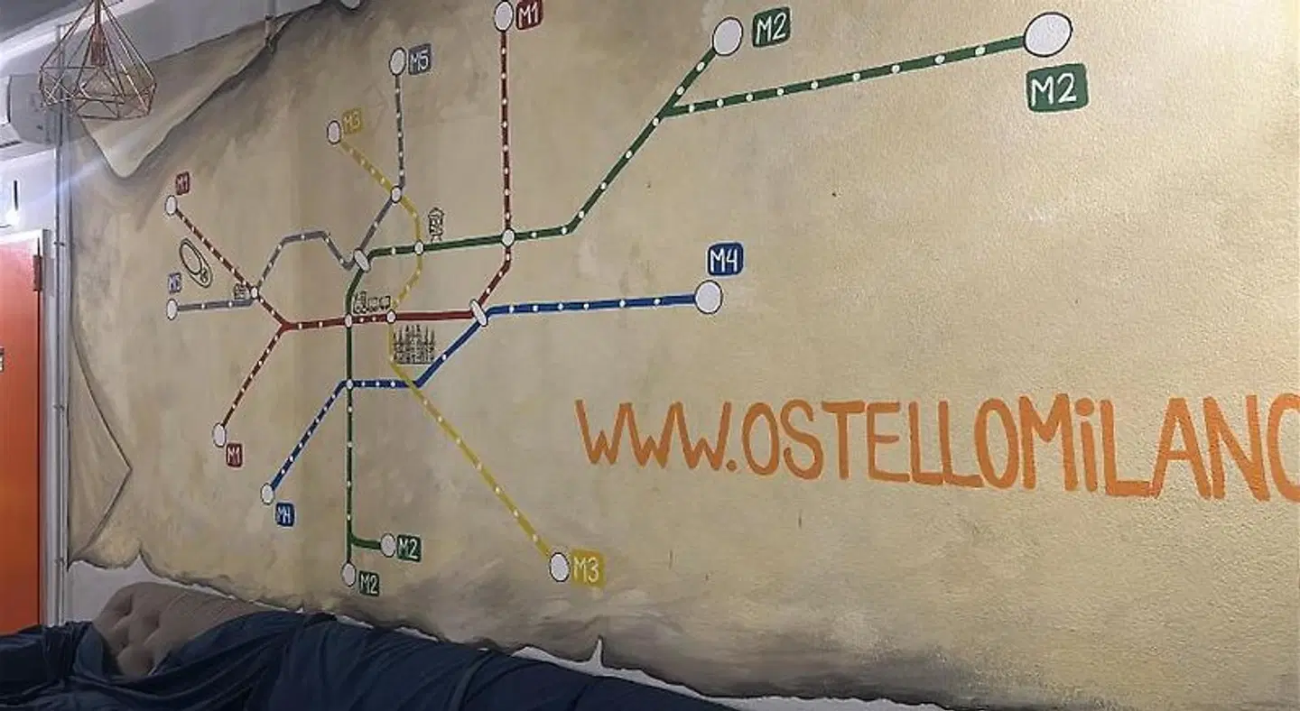 Hi! Ostello Milano Landkarte