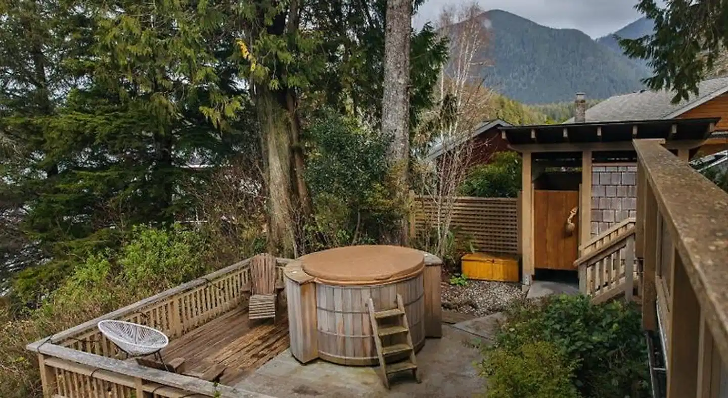 The Shoreline Tofino Terrasse