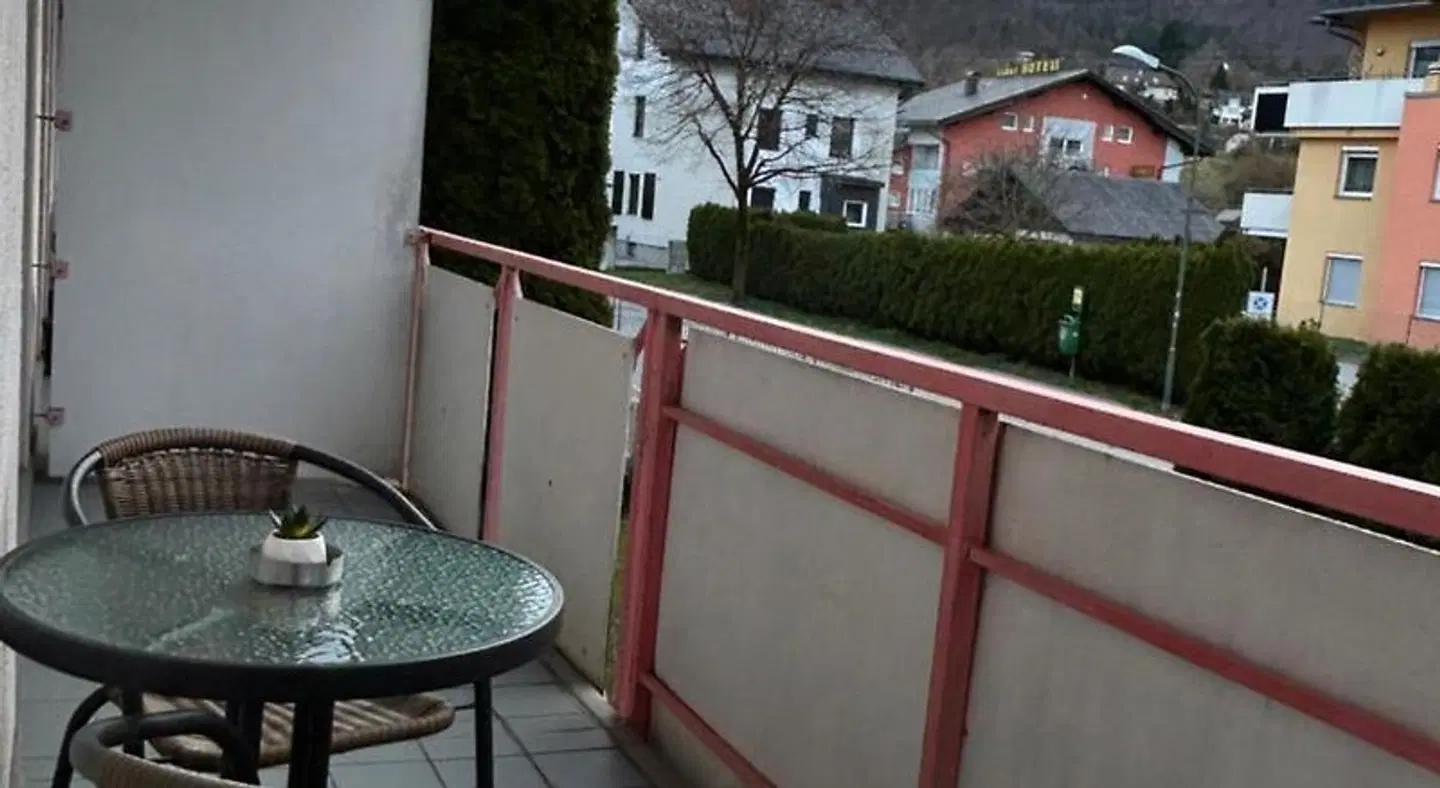 Apartment in Warmbad Villach Terrasse