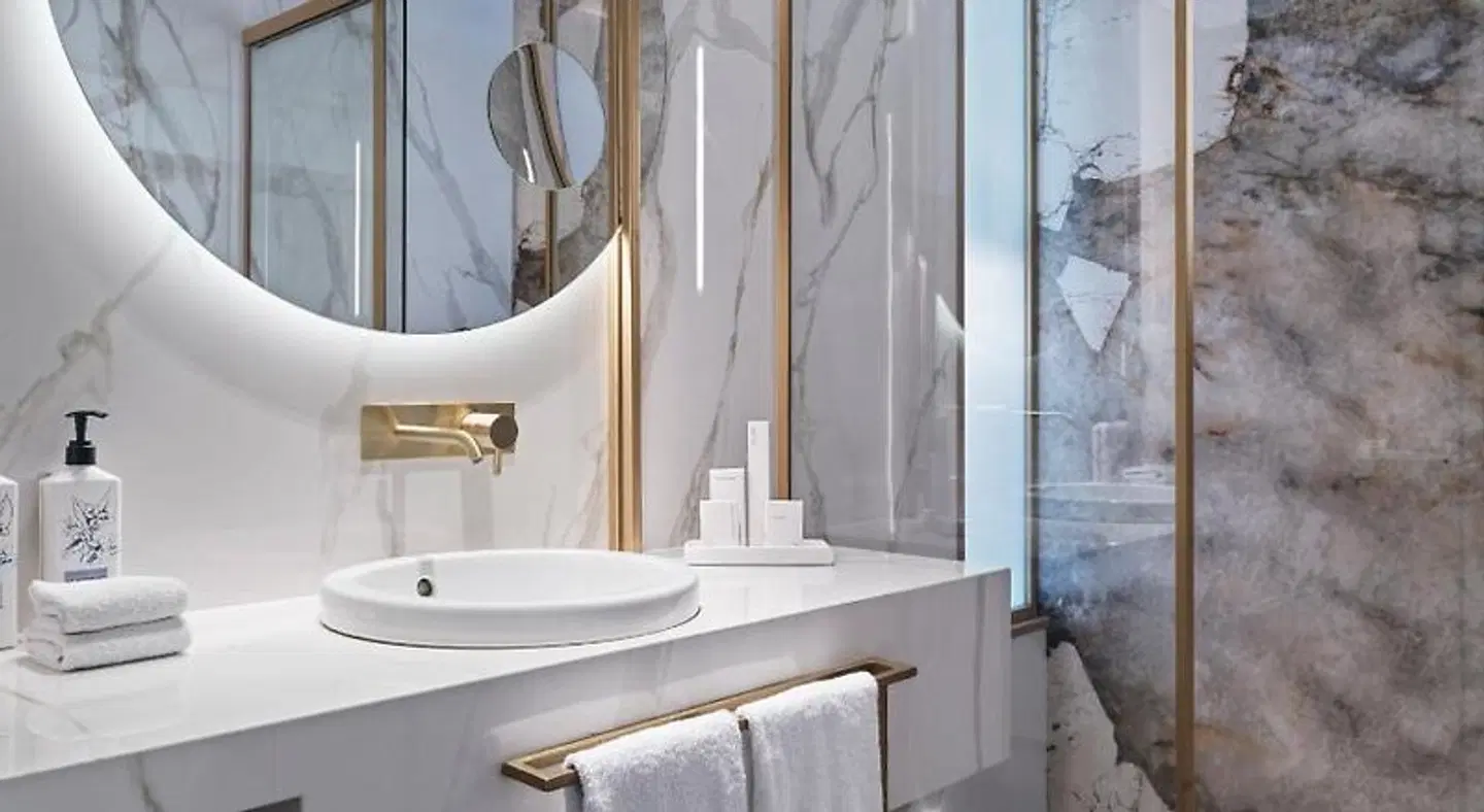 The Chania Hotel Badezimmer