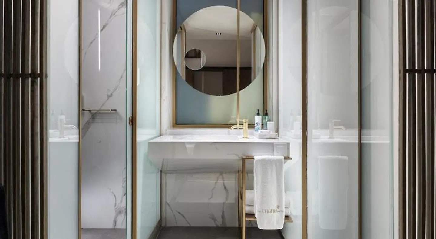 The Chania Hotel Badezimmer