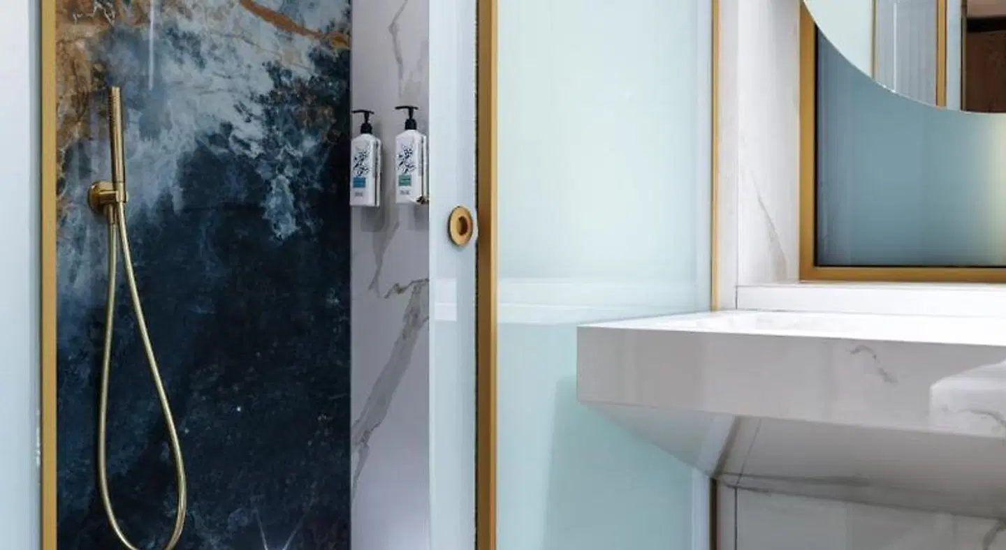 The Chania Hotel Badezimmer