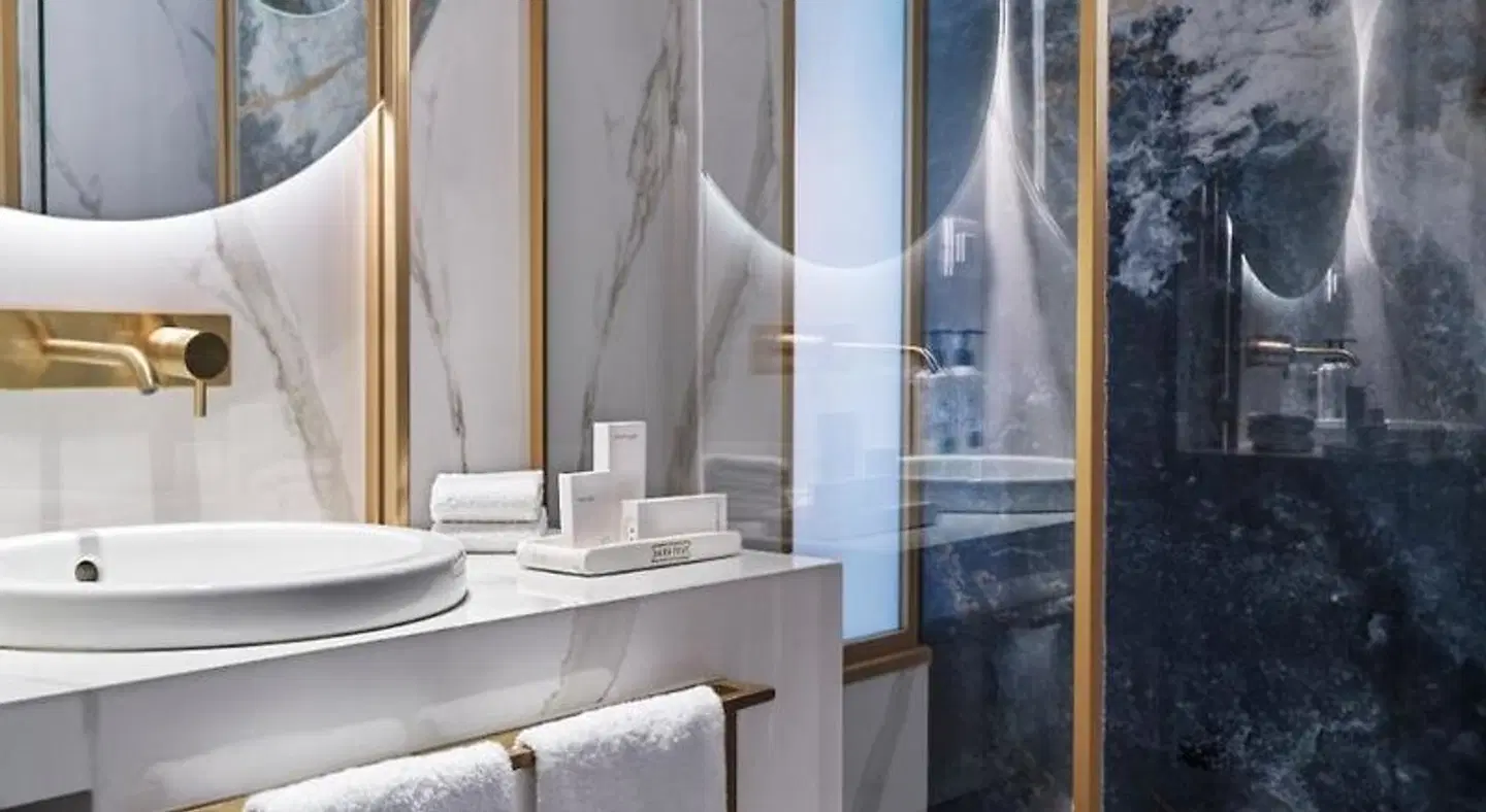 The Chania Hotel Badezimmer