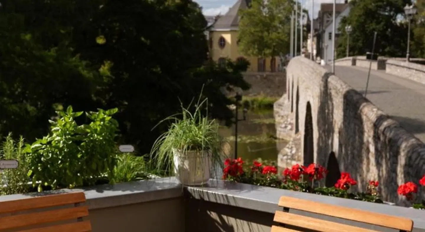Stadtherberge Lahnpförtchen Wetzlar Terrasse
