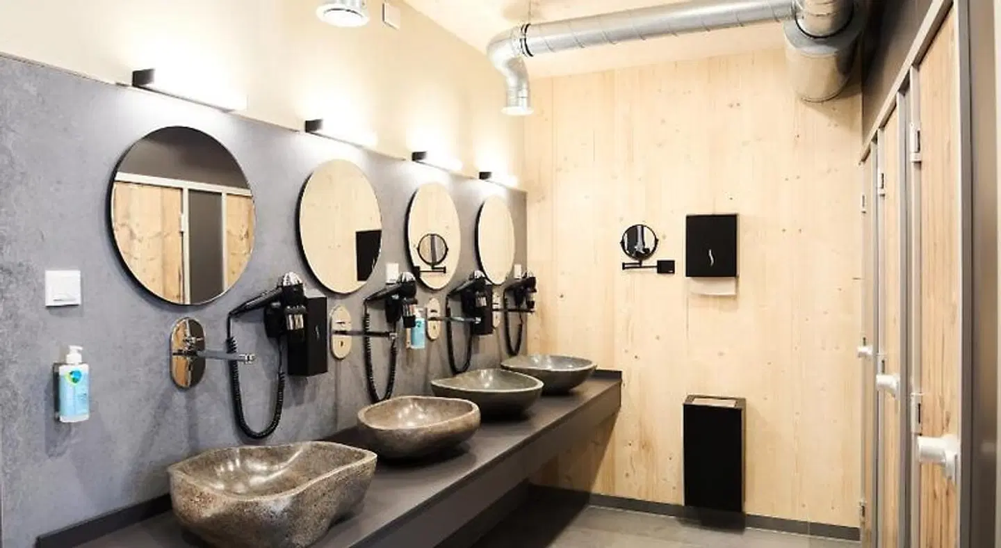 LindenGut Biohotel Badezimmer