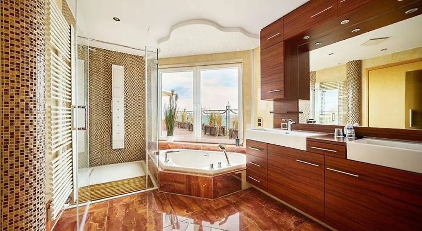 Strandpalais Prinz von Preussen - Anbau vom Strandhotel Preussenhof Badezimmer