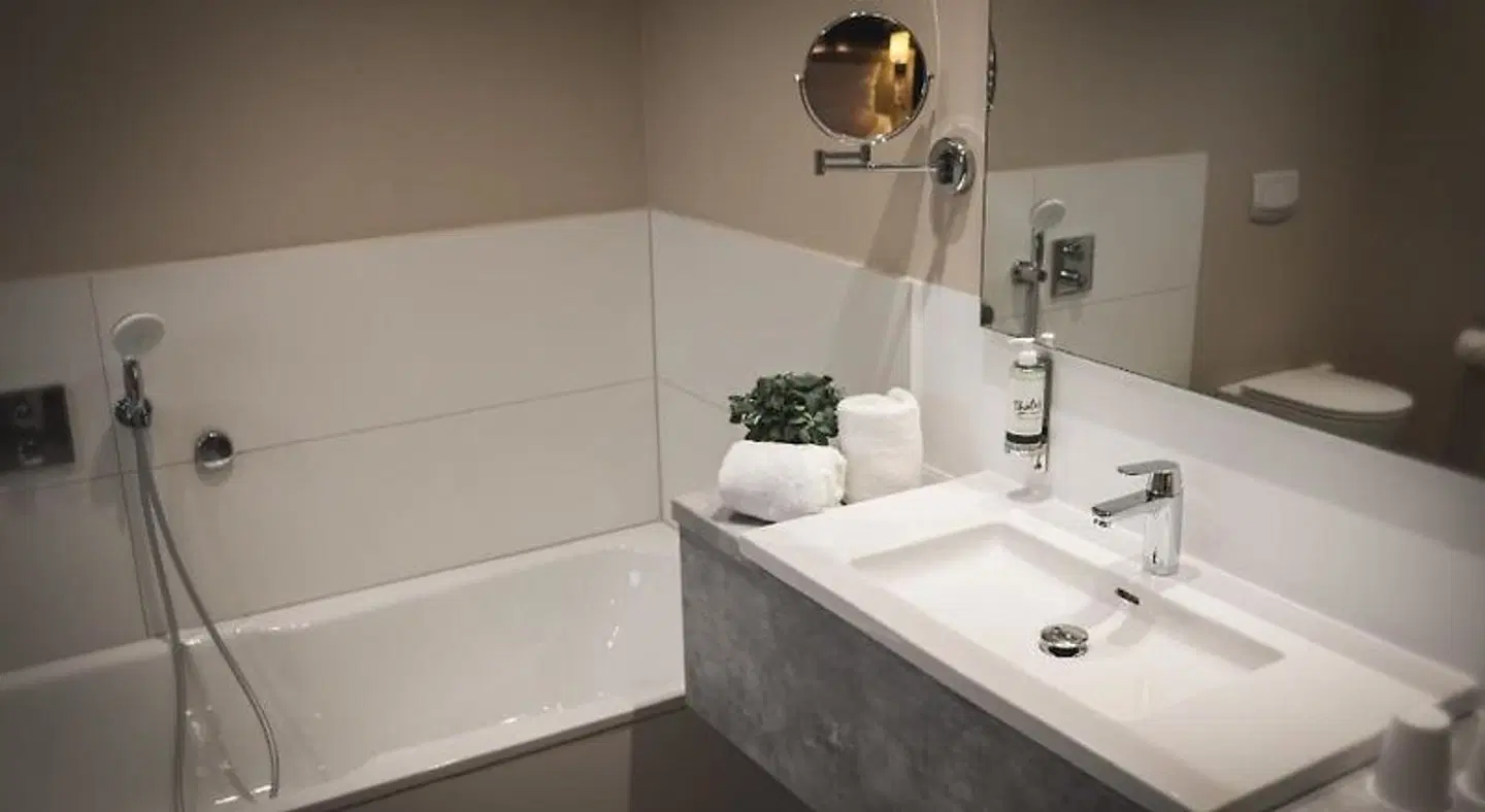 Tholes Hotel in Vilsen Badezimmer