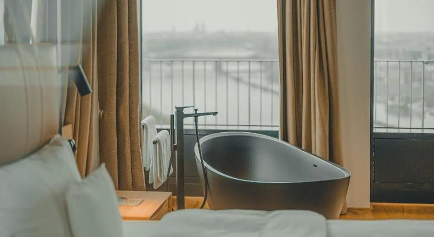 John & Will Silo-Hotel by Guldsmeden Badezimmer