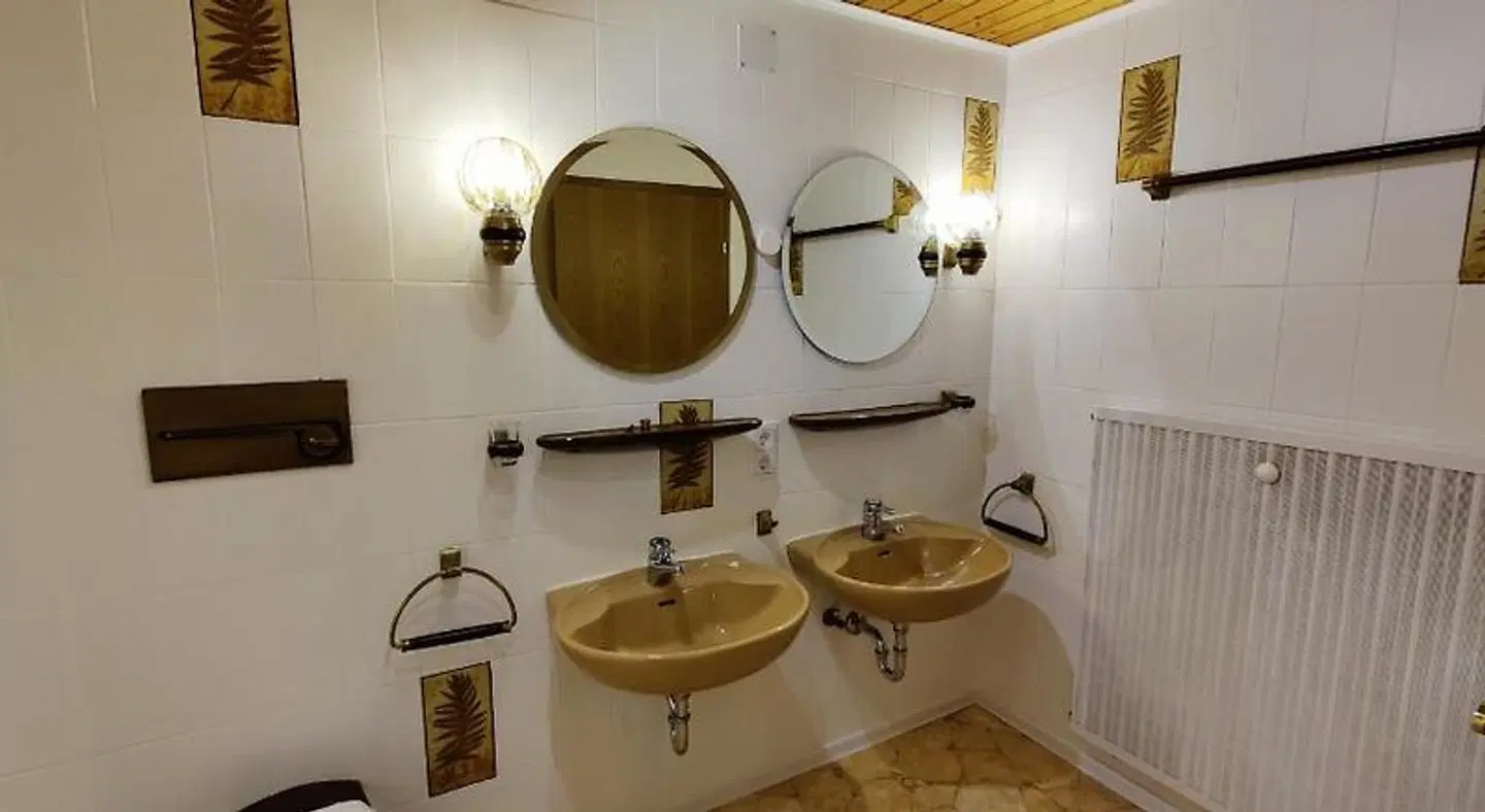 Pension Berg&Bleibe Wertach Badezimmer