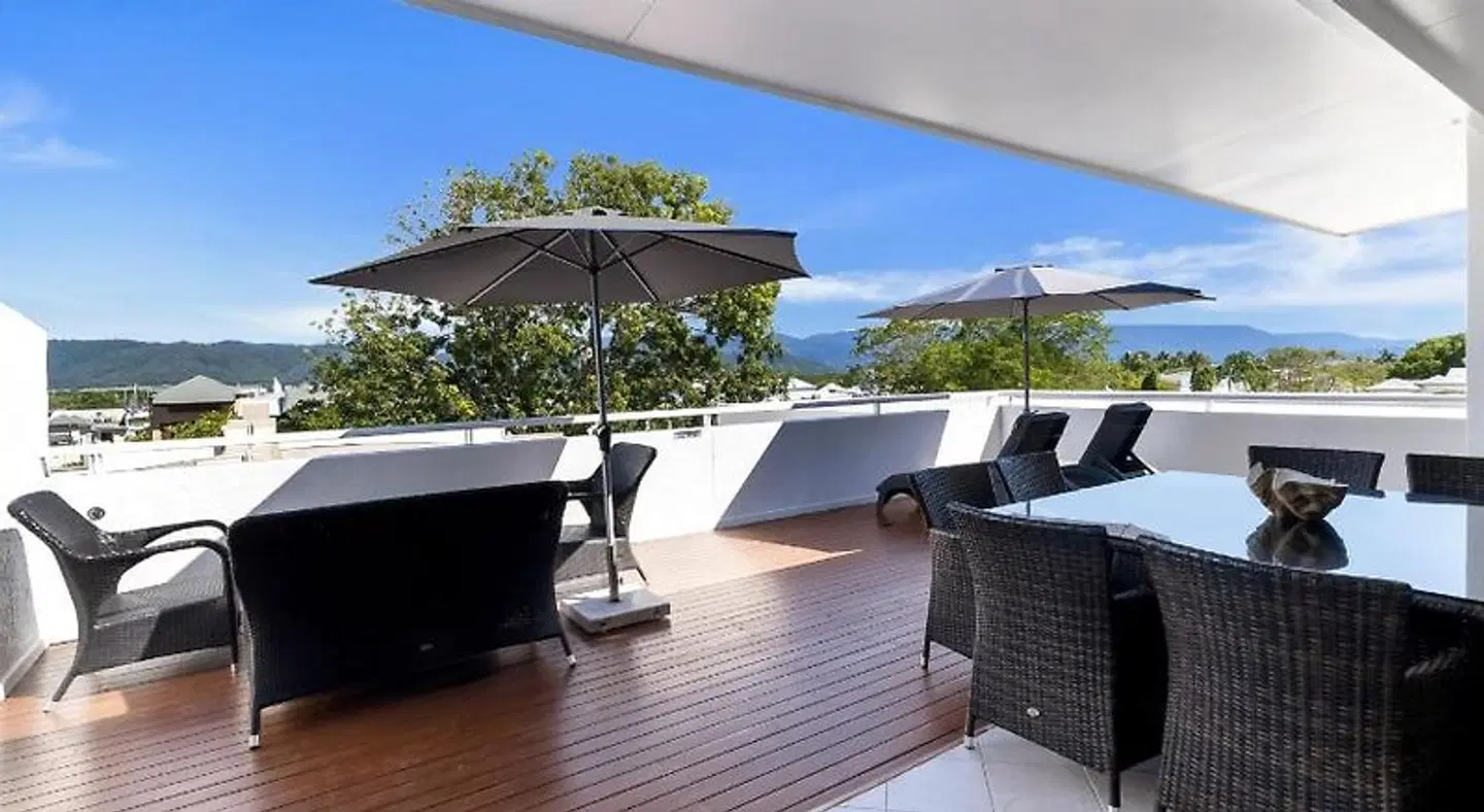 Saltwater Luxury Apartments Terrasse