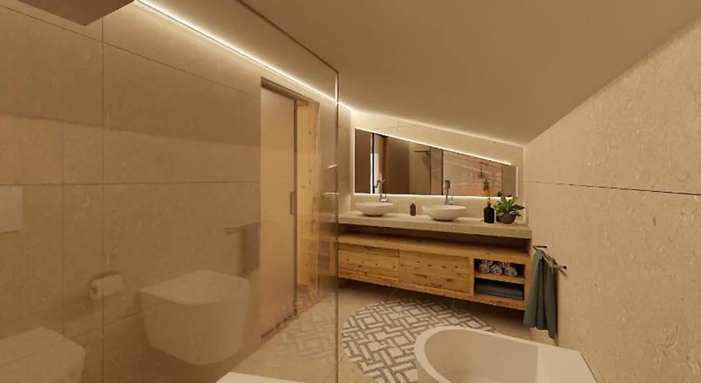 Hotel Albe Badezimmer