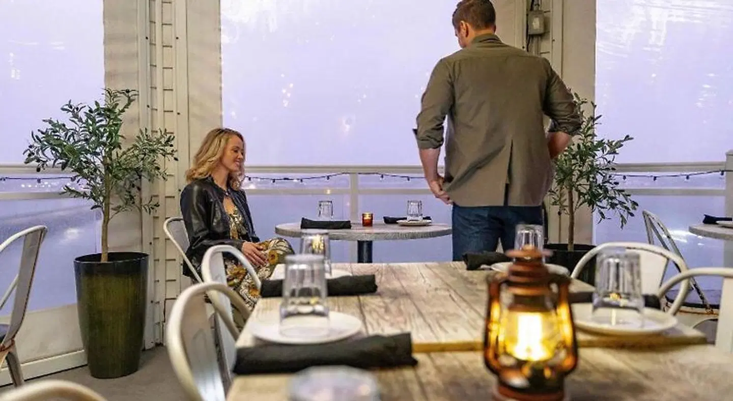 Cambria Hotel Ocean City - Bayfront Terrasse