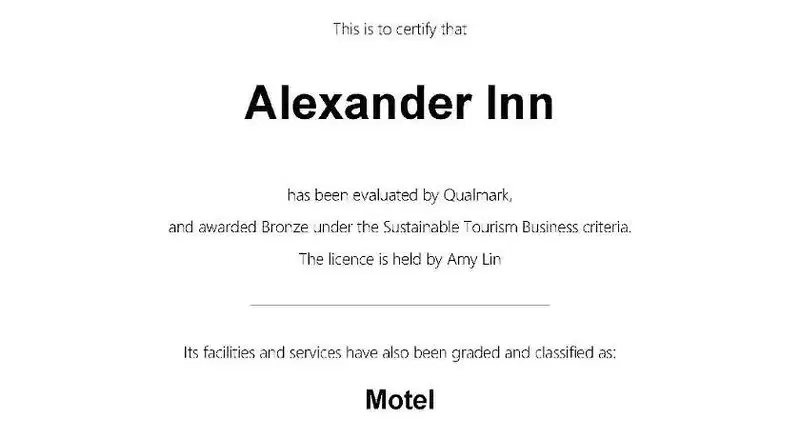 Alexander Inn – Hotelfoto