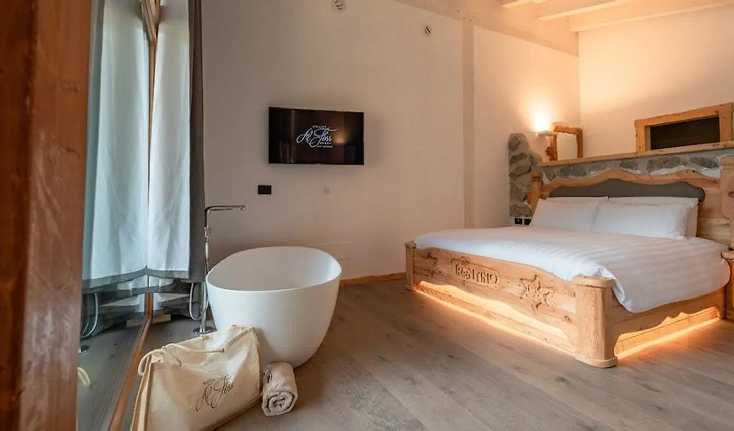 Chalet Al Foss Badezimmer