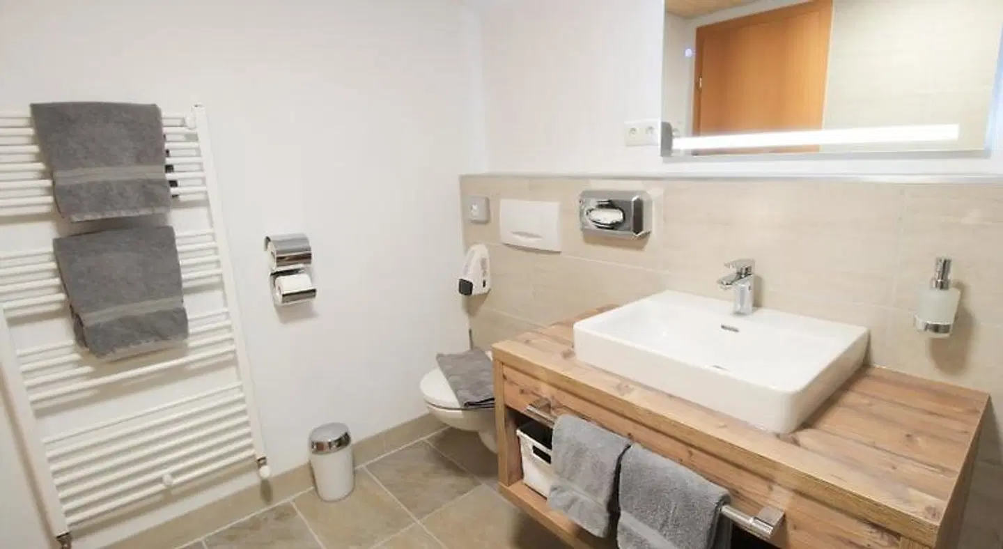 Appartements Alpenland Badezimmer