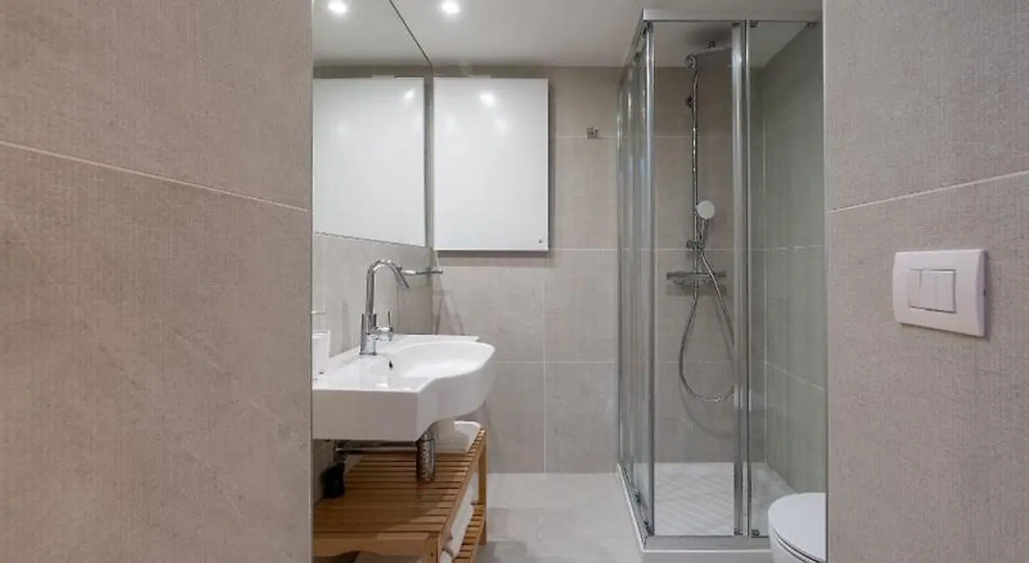 Quercus Appartements Badezimmer
