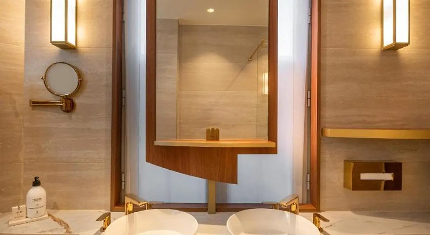 Hôtel La Bourdonnais Badezimmer