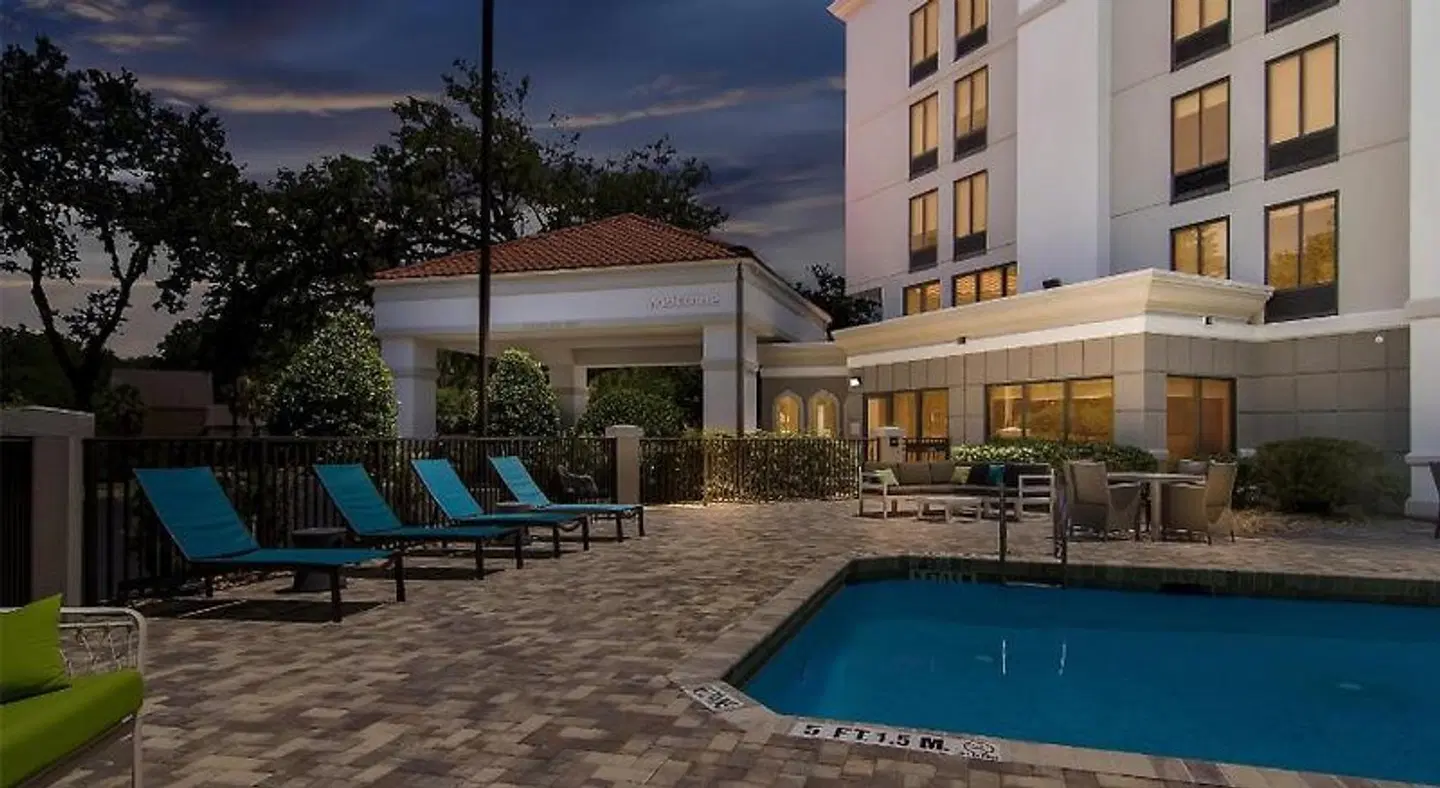 Hampton Inn Jacksonville/Ponte Vedra Beach-Mayo Clinic Area Terrasse