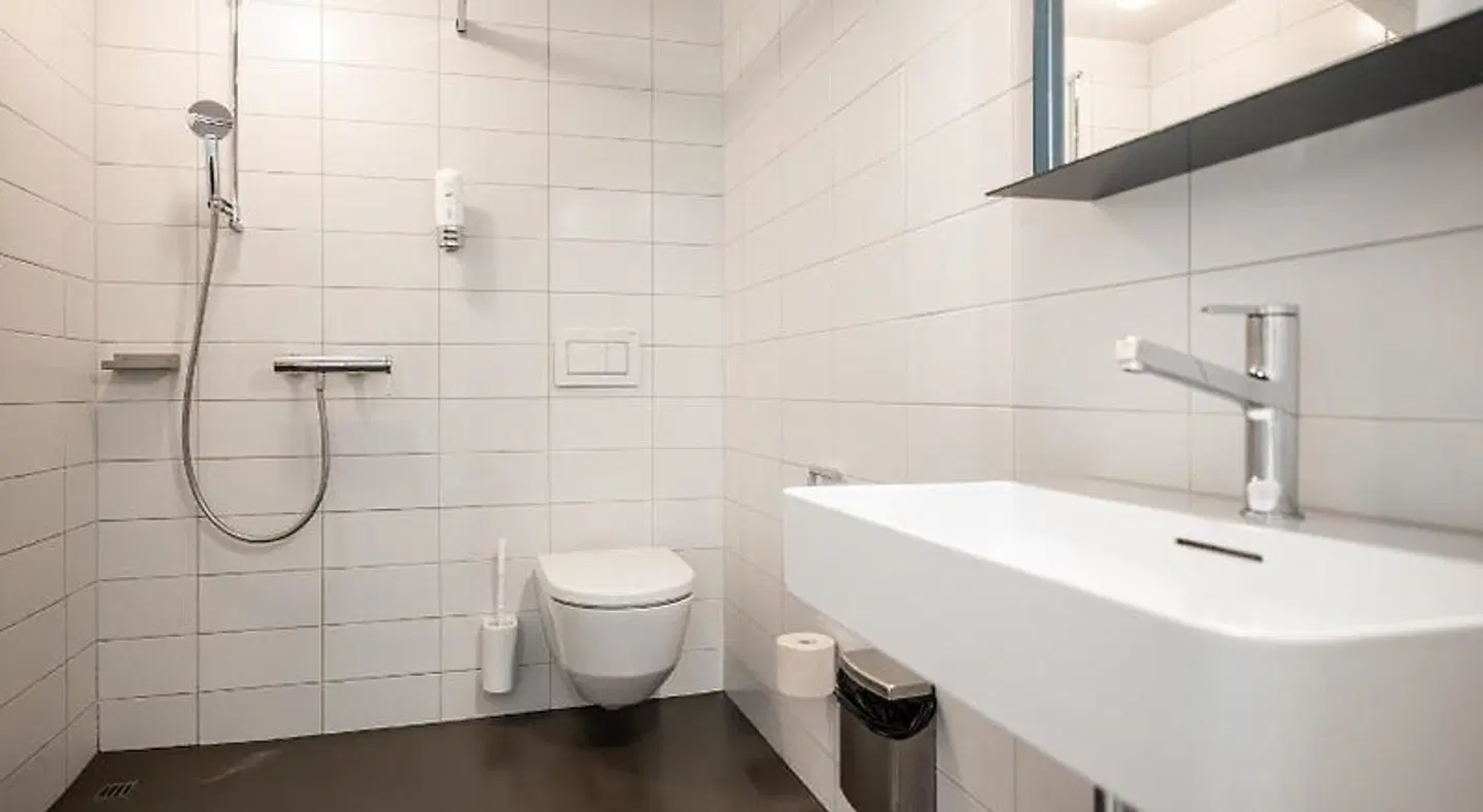 Jugendherberge Schloss Burgdorf Badezimmer