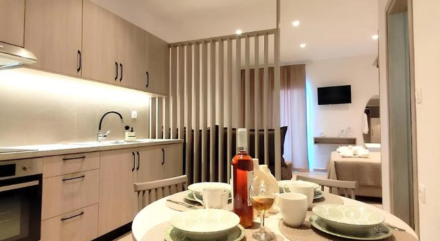 Soula Apartments & Studios Badezimmer