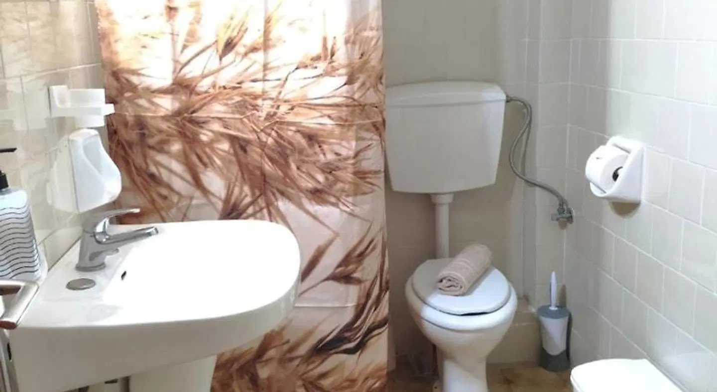 Soula Apartments & Studios Badezimmer