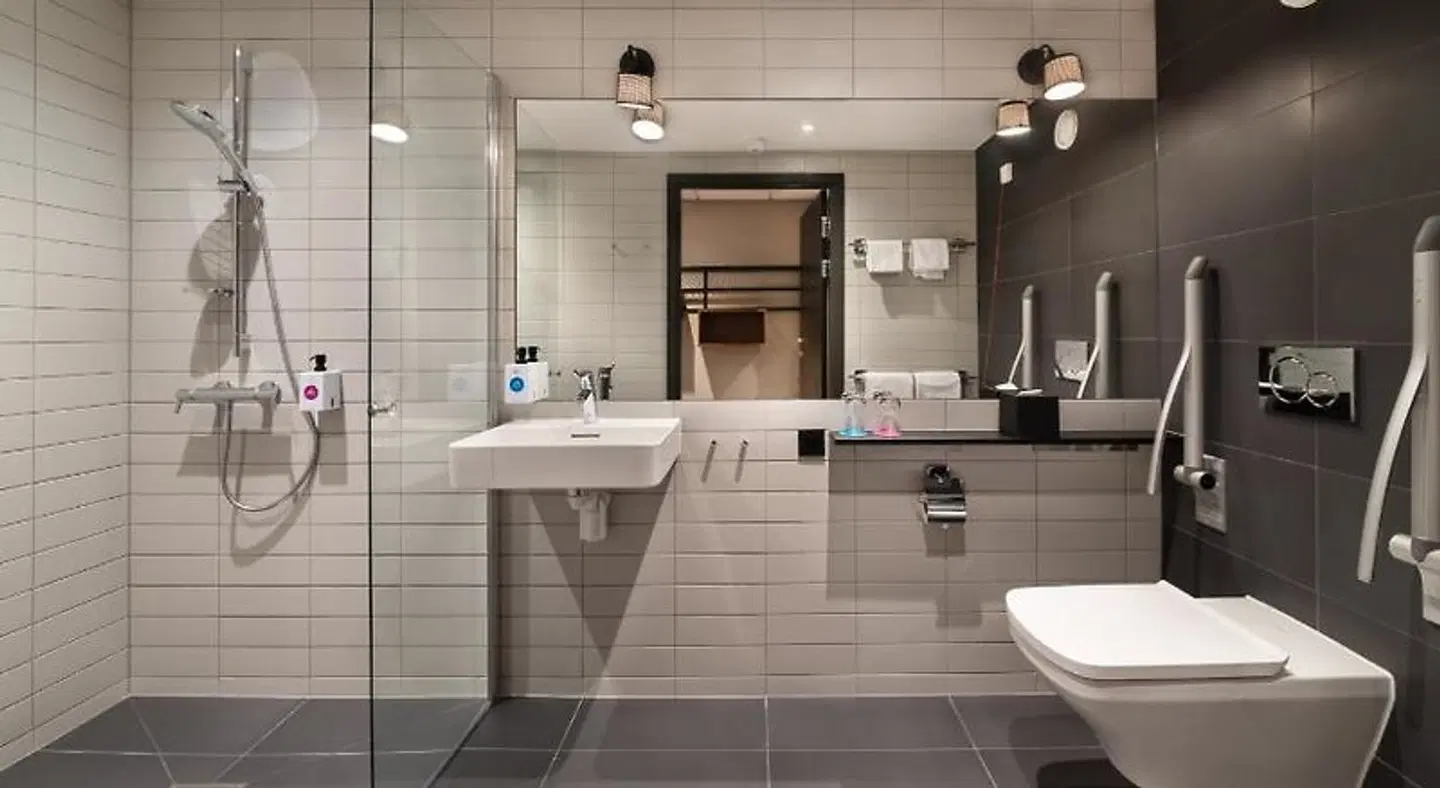 Quality Hotel River Station Badezimmer