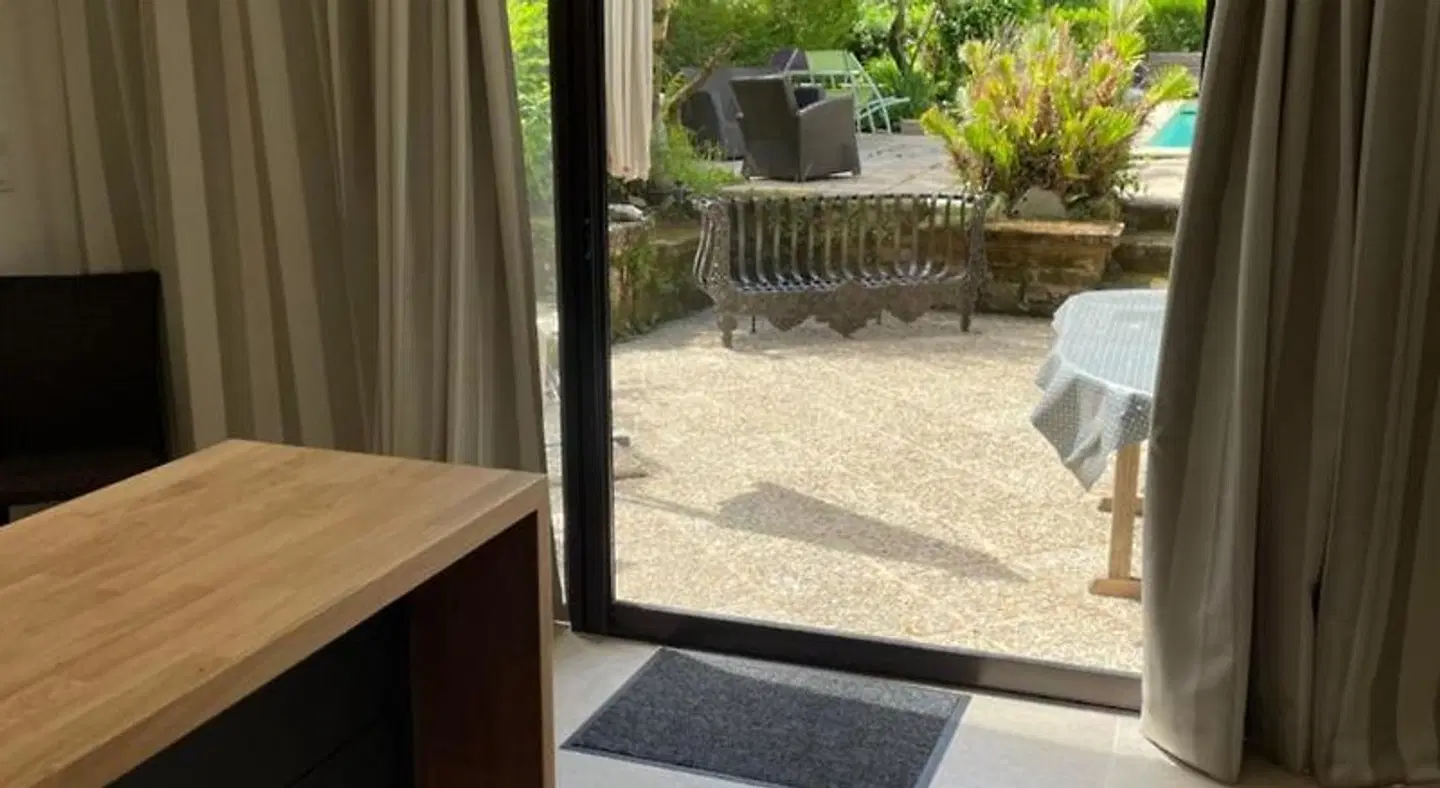 Chambres d'hôtes Les Pratges Terrasse