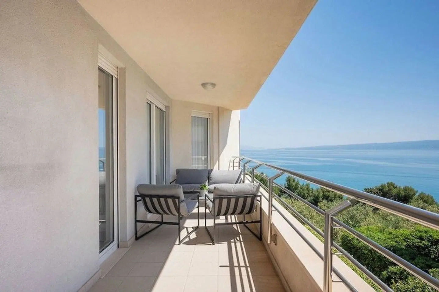 Adriatic Queen Apartments Terrasse