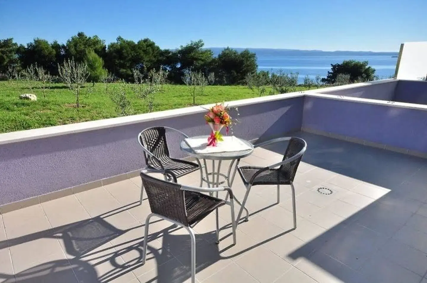 Adriatic Queen Apartments Terrasse