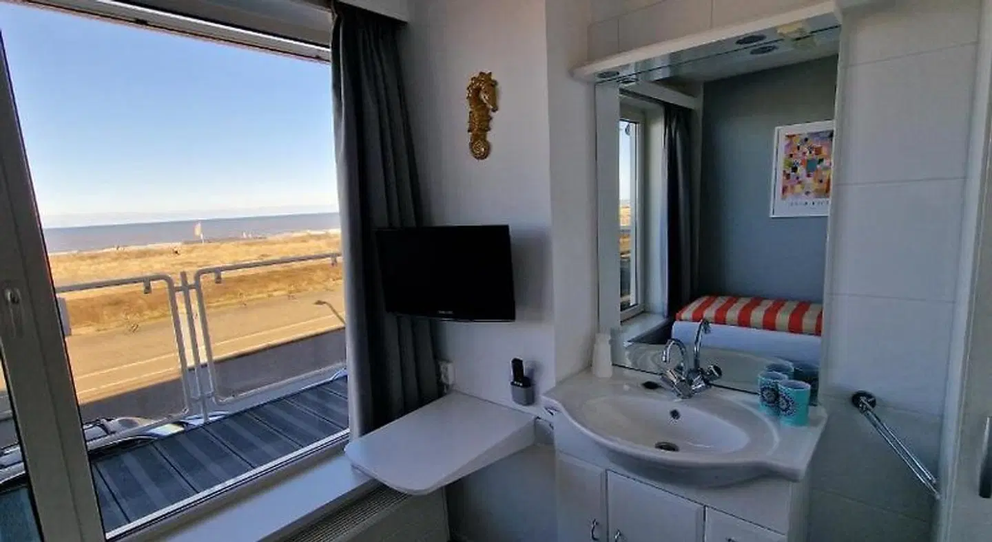Hotel B&B Seahorse Badezimmer