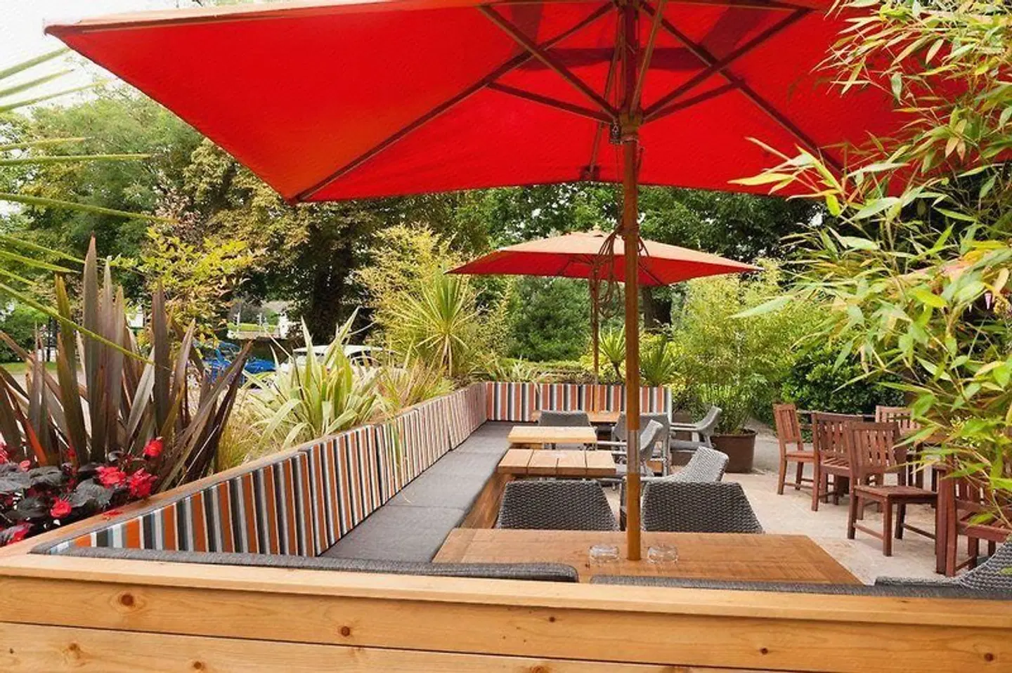The Pavilion Arms Terrasse