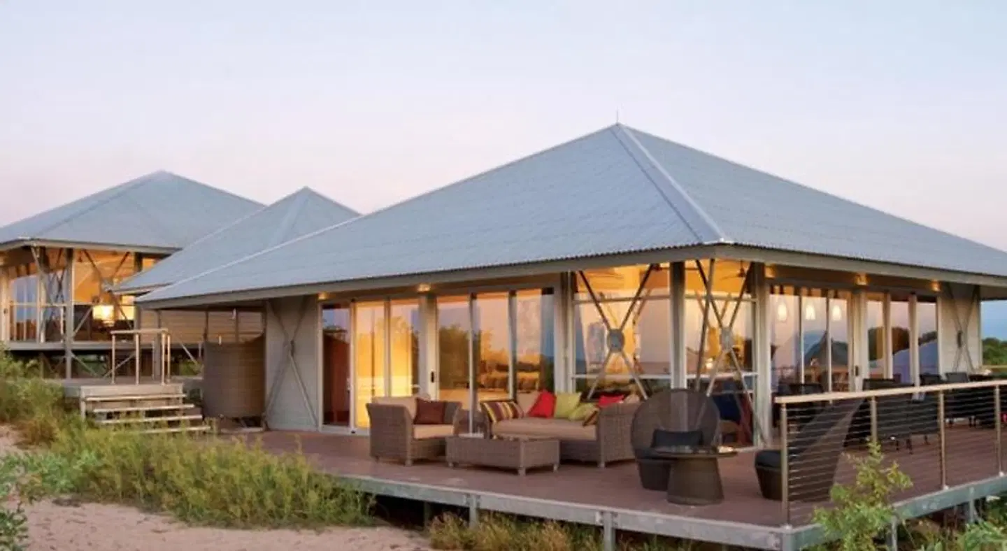 Eco Beach Resort Terrasse