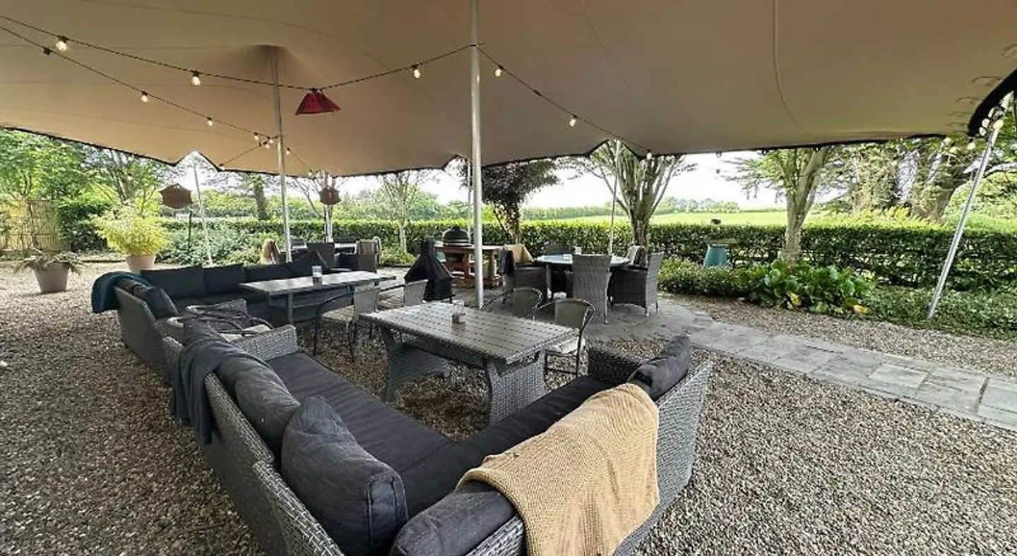 Decoy Country Cottages Terrasse