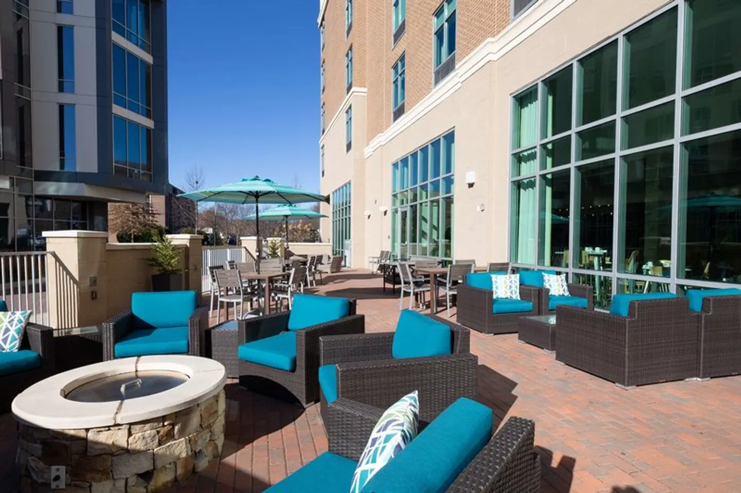 Hilton Garden Inn  Asheville Downtown Terrasse
