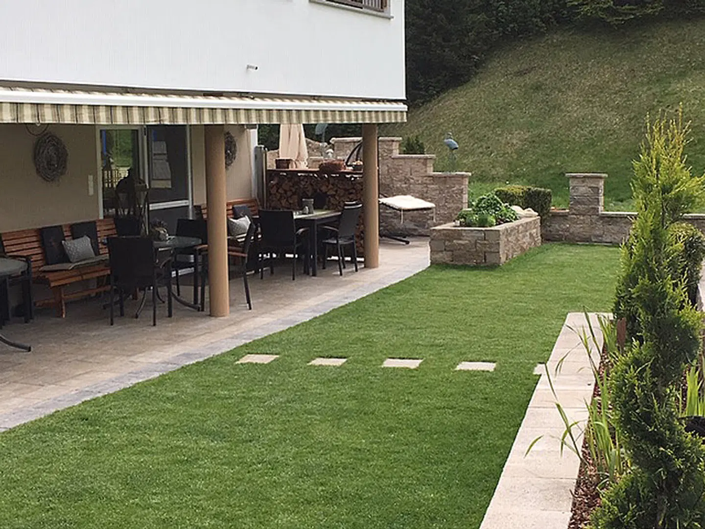 Pension Edelweiss Garten