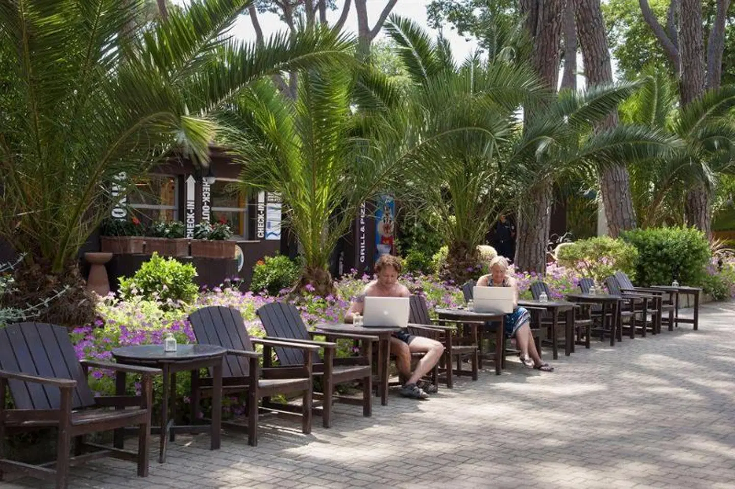 Camping Park Albatros Terrasse
